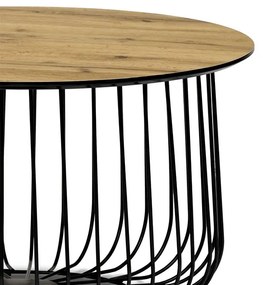 BONTEC Konferenčný stolík 60x60cm, mdf, divoký dub, AF-3007 OAK Farba: Prírodné