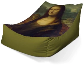 Sablio Sedací vak Lounge Mona Lisa - Leonardo da Vinci - 120 x 100 x 80 cm