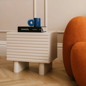Noční stolek LUMO 50 cm kašmír