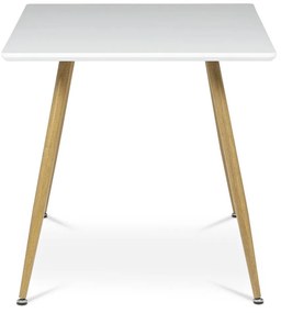Jedálenský stôl 140 x 80 cm, biela