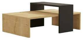 Konferenčný stolík Glow Anthracite a Sapphire Oak