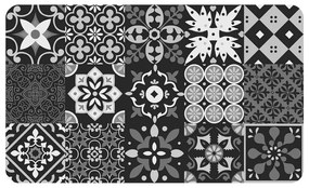 Čierny koberec z PVC 45x75 cm Salou – douceur d'intérieur