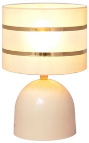 Stolná lampa HELEN 1xE27/15W/230V krémová/zlatá
