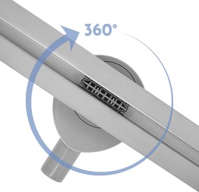 Rea Filo, odtokový žľab 70cm, oceľová, KPL-G6801