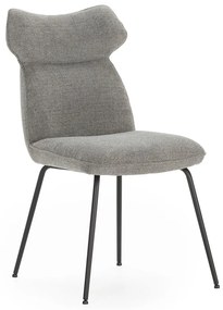 Sivé jedálenské stoličky v súprave 2 ks Dara – Marckeric