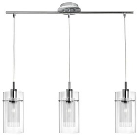 Searchlight 3303-3CC - Luster na lanku DUO 3xE14/60W/230V lesklý chróm