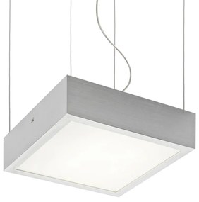 RENDL R13709 STRUCTURAL LED závesné svietidlo, hranaté technické česaný hliník