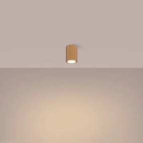 Sollux SL.1549 - Bodové svietidlo KARBON 1xGU10/10W/230V 10 cm zlatá