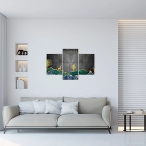 Obraz - Horská scenéria (90x60 cm)
