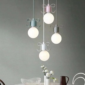 Toolight Narni, závesné stropné svietidlo 1xE27 APP188-1CP, šedá, OSW-00265