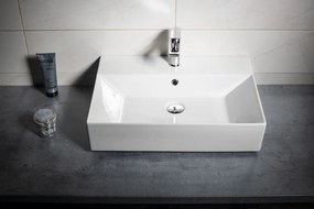 Aqualine Aqualine, Keramické umývadlo 60x42cm, na dosku, 10SF50060