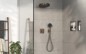 Hansgrohe ShowerSelect Comfort Q, termostat pod omietku pre 2 spotrebiče, kartáčovaný bronz, HAN-15583140