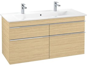 VILLEROY &amp; BOCH Venticello závesná skrinka pod umývadlo, 4 zásuvky, 1153 x 502 x 590 mm, Nordic Oak, A92901VJ