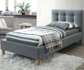 Čalúnená posteľ Dexter 90x200 cm | AMI Nábytok