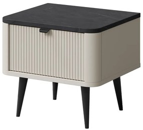 Nočný stolík Marly 17 Kašmír/Sivý kameň