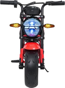 Elektrická motorka SUPERMOTO červená