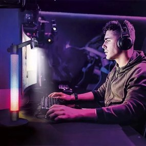 Solight LED stmievateľná lampa s RGB podsvietením, 10W, 600lm, zmena chromatičnosti, diaľkový ovládač