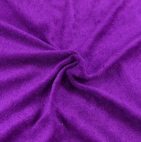 Froté prestieradlo tmavo fialové 60x120 cm