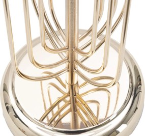Stolná lampa Krista 64 cm ružovo-zlatá