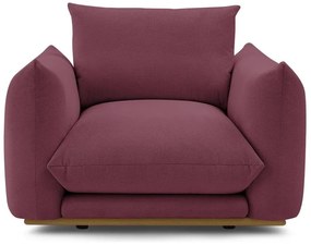 Vínovočervené kreslo Ernest – Bobochic Paris