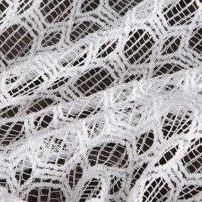 ZÁCLONA NA KRÚŽKOCH CARMEN 140X250 CM BIELA