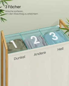 Kôš na bielizeň bambusový RLH103WD01