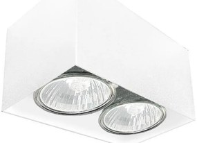 Brosline 1077 - Bodové svietidlo CAGE 2xGU10/10W/230V biela