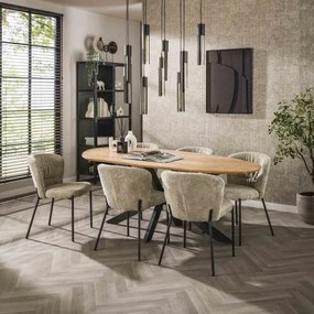 Jedálenský stôl 29-62 215x100cm Shaped Masív drevo Acacia Jedálenský stôl 29-62 215x100cm Shaped Masív drevo Acacia  - Komfort-nábytok
