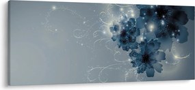 Obraz - Nežné kvety (120x50 cm)