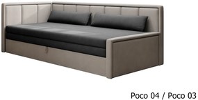 Rozkladacia posteľ / pohovka Fulgeo Farba: Poco 04 + Poco 03