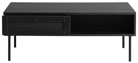 Čierny konferenčný stolík 60x110 cm Pensacola – Unique Furniture