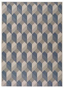 Béžovo-modrý vonkajší koberec Universal Silvana Miratta, 120 x 170 cm