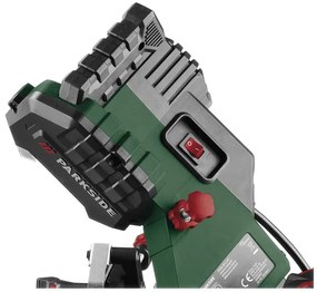 Parkside®  Aku brúska na pílovú reťaz Psga 20-Li A1 + Akumulátor 20 V/4 Ah PAP 20 B3 + Nabíjačka akumulátora 20 V/4,5 A PLG 20 C3  (800010570)