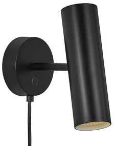 NORDLUX Nástenná lampa na čítanie MIB, 1xGU10, 8W, čierna