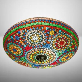 Marocká lampa stropnica mozaiková Melon COLOURS Ø38
