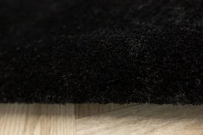 Koberec Shaggy Malmo čierny