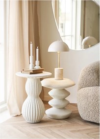 Béžová stolová lampa s kovovým tienidlom (výška 45 cm) Sheffield – House Nordic