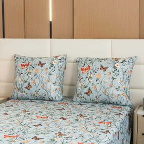 Obliečky z mikrovlákna MONARCH WINGS svetlomodré Rozmer obliečky: 2 ks 70 x 90 cm | 200 x 220 cm