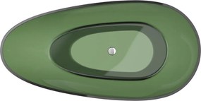 Mexen Glass, voľne stojaca priesvitná vaňa 170 x 85 cm, chrómová zátka, 58061708502