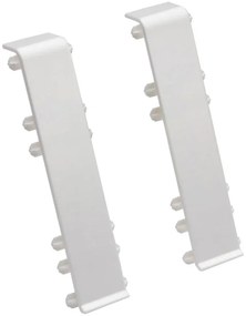 Spojka podlahovej lišty Hi-Line 9003 biela lesk - 2 ks
