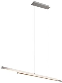 LED závesné svietidlo v striebornej farbe Odio – Trio