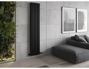 Mexen Kent, vykurovacie teleso 1882 x 380 mm, 1392 W, čierna, W216-1882-380-00-70