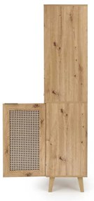 Policová skriňa Rustico, dub artisan