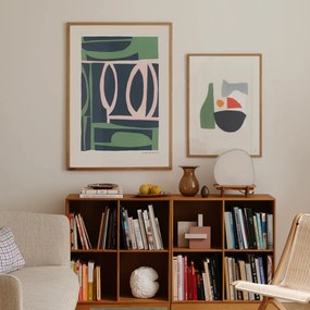 Moikka Plagát Green House by Leise Dich Abrahamsen 50x70 cm