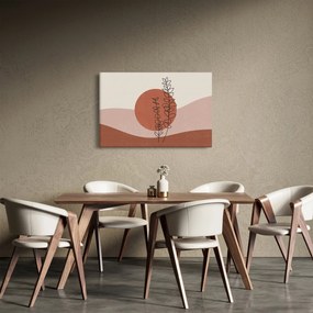 Obraz - Boho listy N⁰1 (90x60 cm)