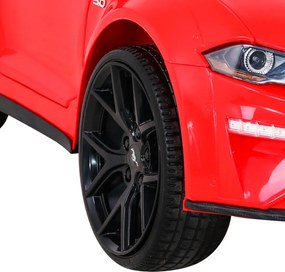 Ramiz Ford Mustang GT auto na batérie pre deti Červená