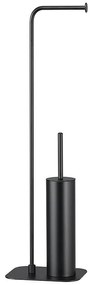 Stojanová WC súprava Nn8163b 20x15x71cm čierna