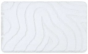 Kúpeľňový koberček SUPREME WAVES vlny, biely