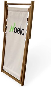 Plážové skladacie kreslo NOELA béžová