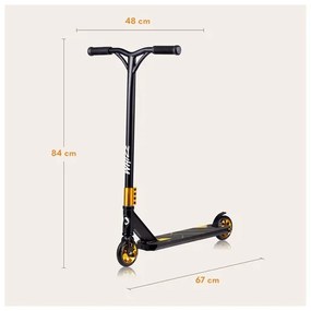 Lionelo - Detská kolobežka WHIZZ čierna